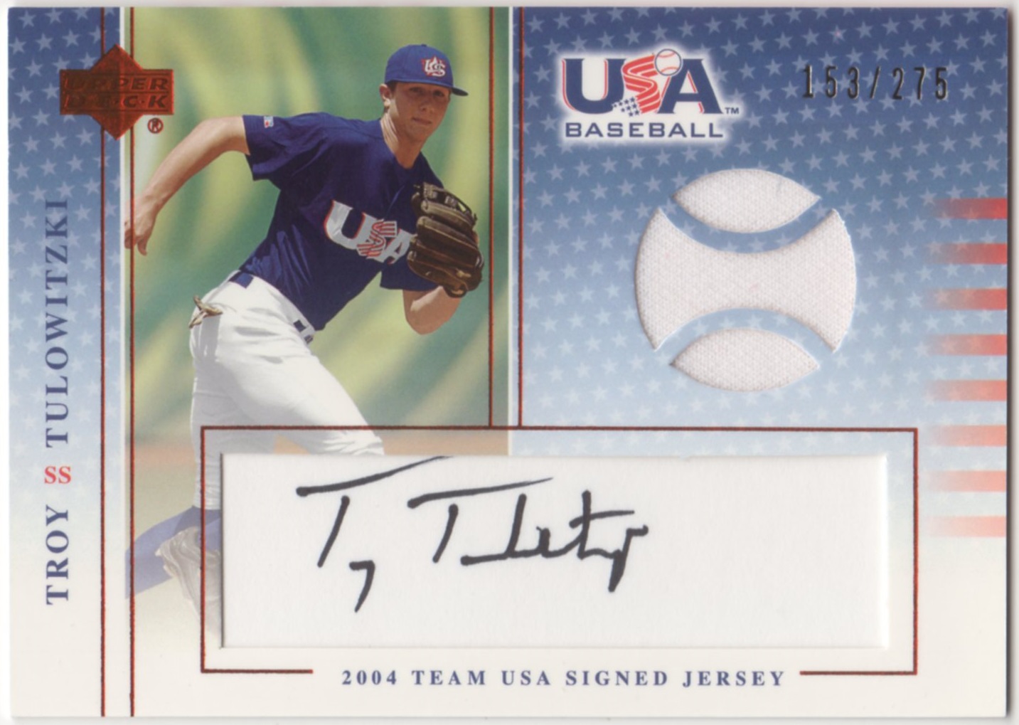 珍しい TEAM](COL NATIONAL BASEBALL USA Tulowitzki)][SIGNATURE