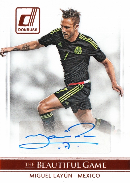 ミントモール Mint 札幌店 15 Panini Donruss Soccer Miguel Layun Autograph