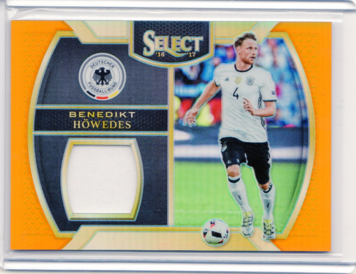 ミントモール Mint 福岡店 Panini 16 17 Select Soccer Benedikt Howedes Orange Jersey オレンジ パラレル ジャージカード 7 75