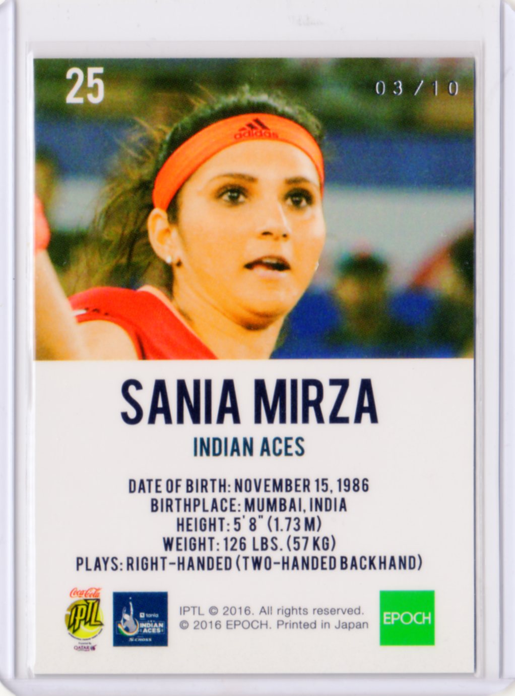 ミントモール Mint 福岡店 Ep コカ コーラ インターナショナル プレミア テニスリーグ 16 Iptl Sania Mirza ホログラフィカ Holografica 3 10